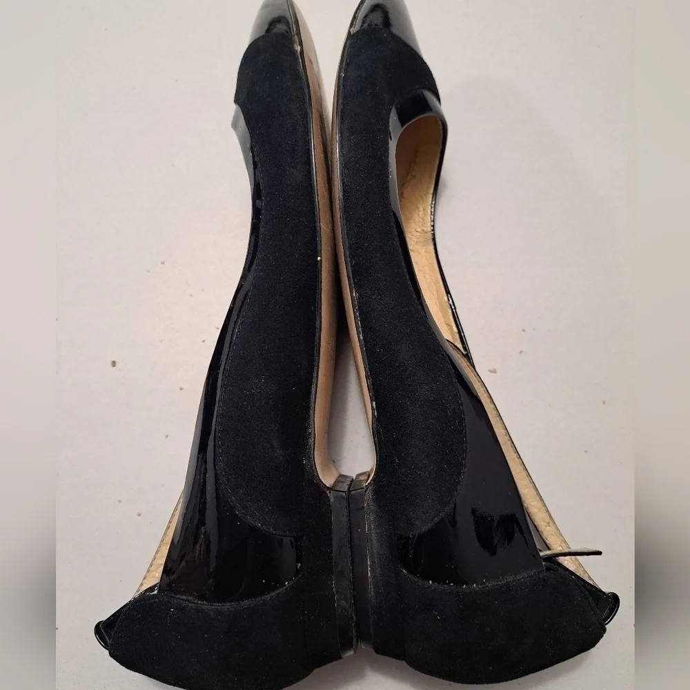 Ivanka Trump Luana Black Patent Leather Shoe    Size 9M